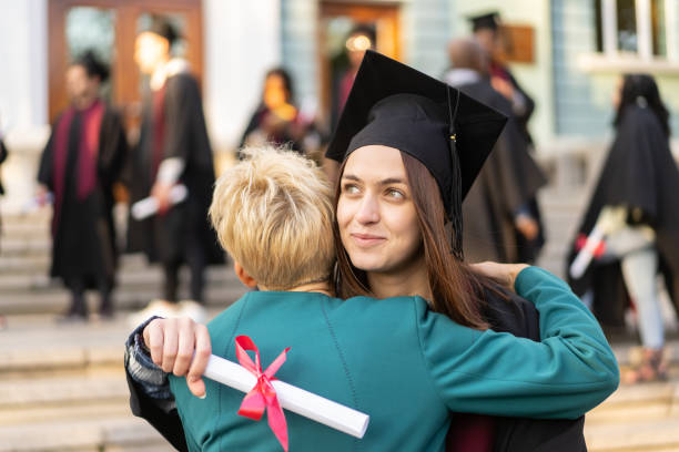 istock A mother embracing her graduate daughter 1498125209