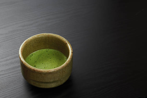 istock Japanese traditional matcha tea on wood background 1498143489