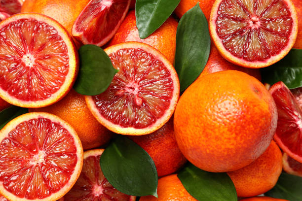 istock Concept of citrus with red orange, close up 1498144961