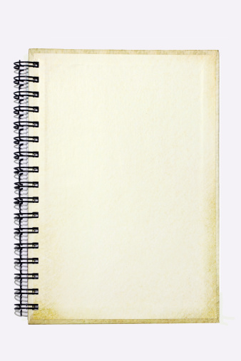 Book note on a beautiful white background.