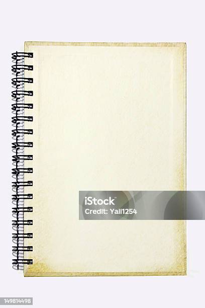 Book Note On A Beautiful White Background Stock Photo - Download Image Now - Diary, Note Pad, Letter - Document