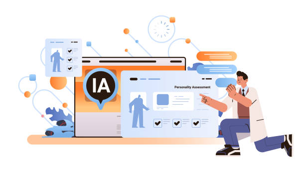 istock man giving check on checkbox in achievement list with ai helper bot personality assessment generation work improvement 1498154538