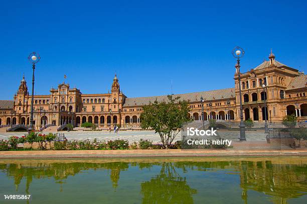 Puente De Plaza De España Sevilla España Foto de stock y más banco de imágenes de Aire libre - Aire libre, Arquitectura, Arquitectura exterior