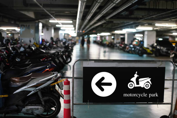 istock motorcycle park  department store area 1498160099
