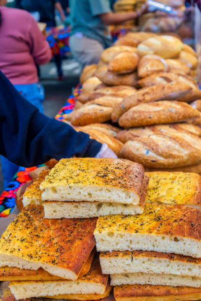 istock Bread Loafs at the market 1498161279