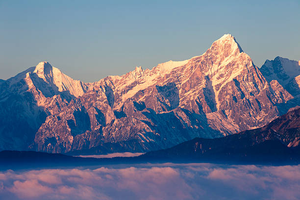 sunrise in Mount Gongga