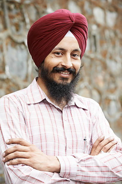 istock Young adult indian sikh man 149816476