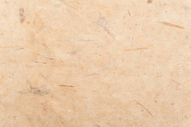 istock Brown mulberry paper texture background 1498166513