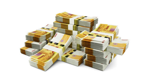 istock Stack of Comorian franc notes. 3D rendering of bundles of banknotes 1498168499