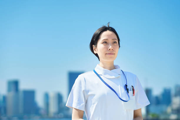 istock A woman in a white coat 1498171424