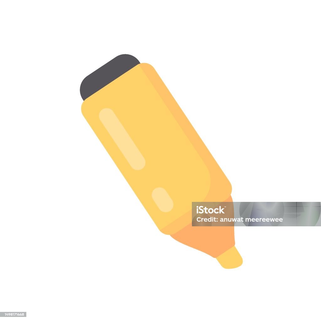 Highlighter For Highlighting Important Notes To Help Take Notes While ...