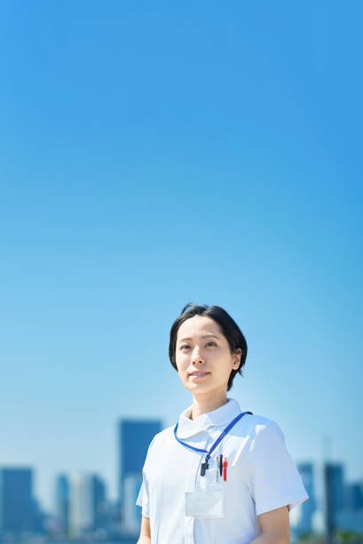 istock A woman in a white coat 1498171674
