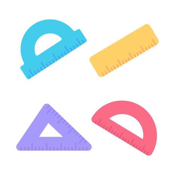 20+ Orange Plastic Triangle Centimeter Ruler Stock Photos, Pictures ...