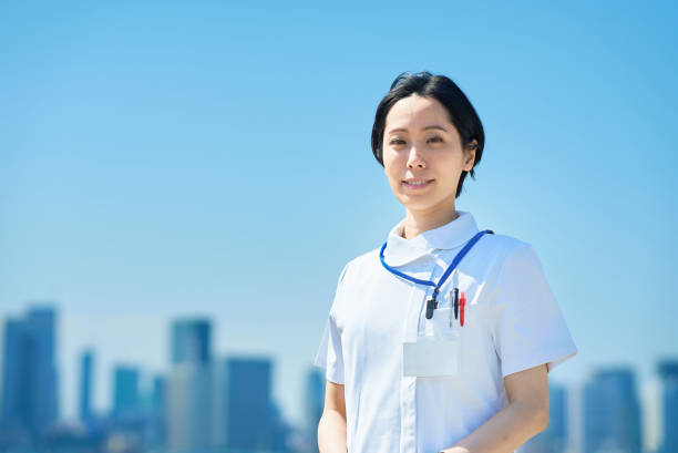 istock A woman in a white coat 1498172573