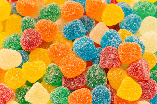 istock Assorted gummy candies. Top view. Jelly  sweets. 1498181169
