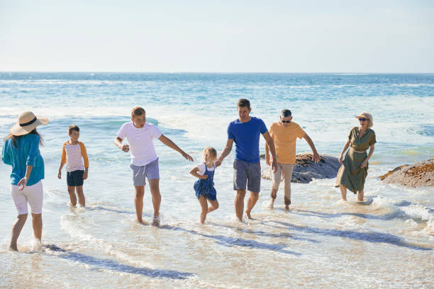 istock Memories are made with our footprints in the sand 1498192681