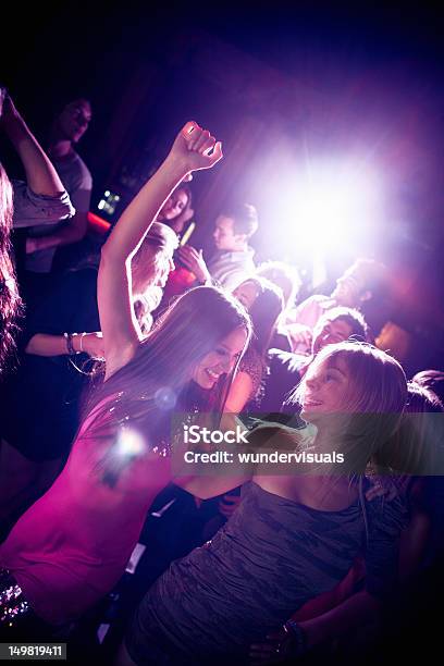 Friends Dancing At A Party Stock Photo - Download Image Now - Party - Social Event, Bar - Drink Establishment, Nightclub