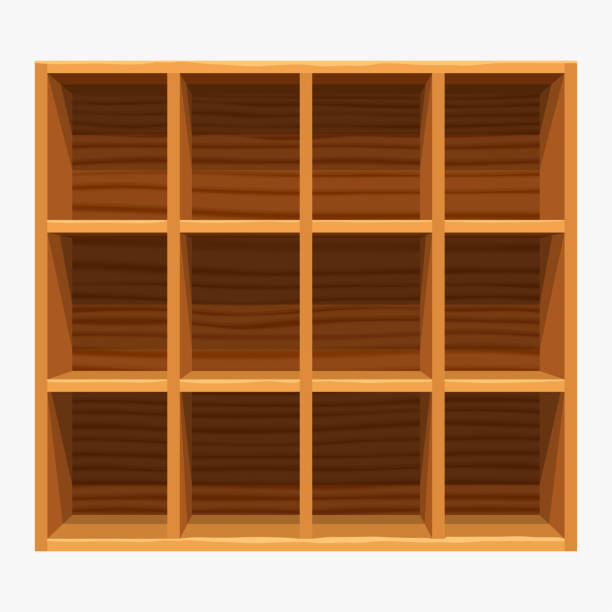 illustrations, cliparts, dessins animés et icônes de étagère en bois magasin sur blanc - sale shelf bookshelf wood