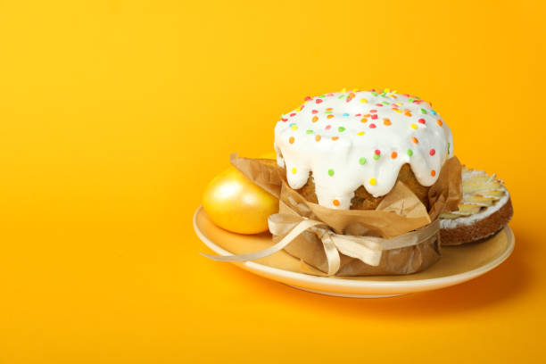 istock Concept of Easter food, space for text 1498195222