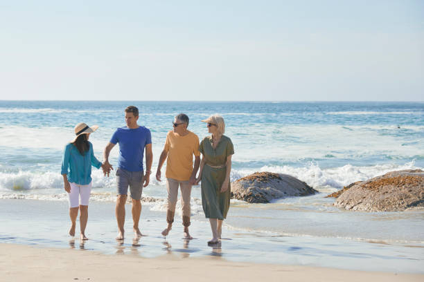 istock Memories are made with our footprints in the sand 1498198900