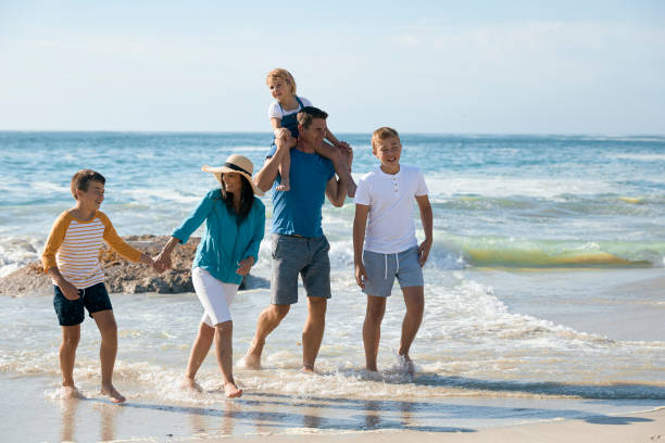 istock Memories are made with our footprints in the sand 1498198901
