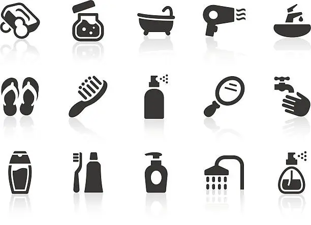 Vector illustration of Personal Care icons