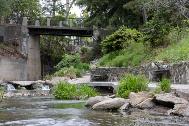 istock Bridge over a creek in downtown San Luis Obispo 1498200897