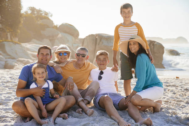 istock Memories are made with our footprints in the sand 1498201483