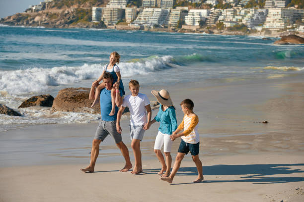 istock Memories are made with our footprints in the sand 1498201484