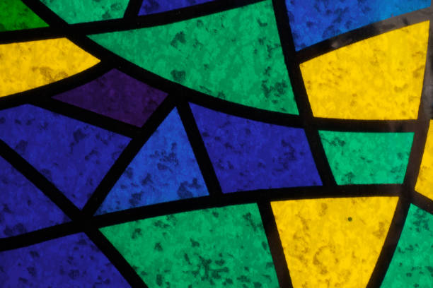 istock Multicolored stained glass mosaic. Abstract background 1498205280