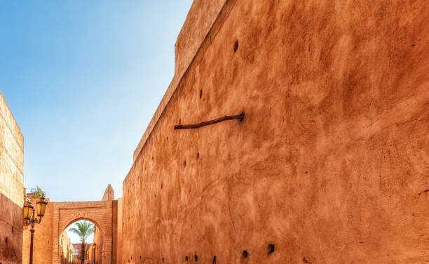 istock Ancient Medina wall in the Kasbah, Marrakech 1498209992
