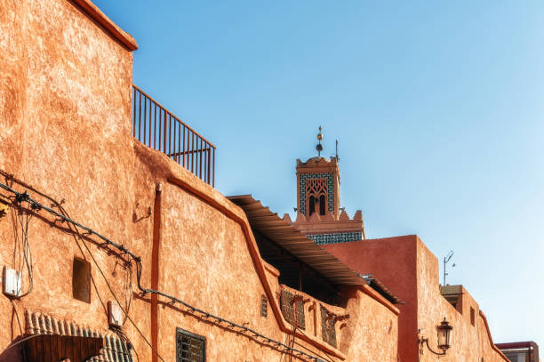 Kasbah Mosque in Marrakesh. Marrakesh, Marrakesh-Safi, Morocco. Details of the Kasbah Mosque in Marrakesh. Marrakesh, Marrakesh-Safi, Morocco. marrakesh safi photos stock pictures, royalty-free photos & images