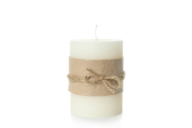 istock Aroma candle for relaxation isolated on white background 1498210149