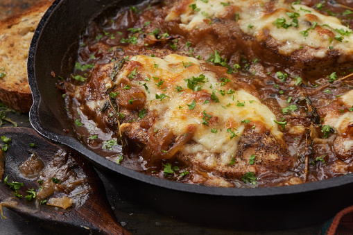 French Onion Boneless Pork Chops