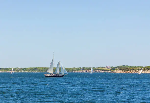 Photo of Sailboats in Fort Adams State Park