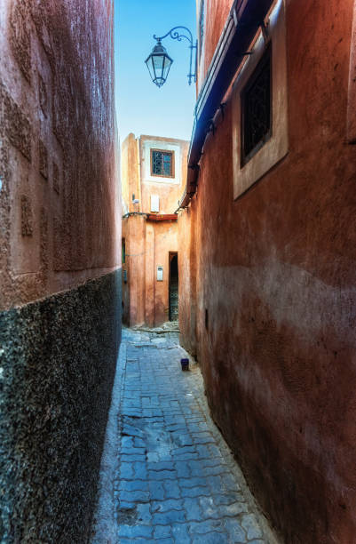 istock A small orange traditional alley in Marrakech, Morocco 1498213098