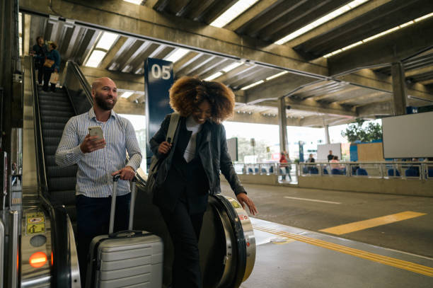 istock A man walking and talking to a woman 1498218831