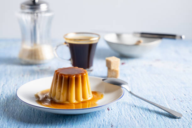 istock Homemade caramel flan. 1498222713