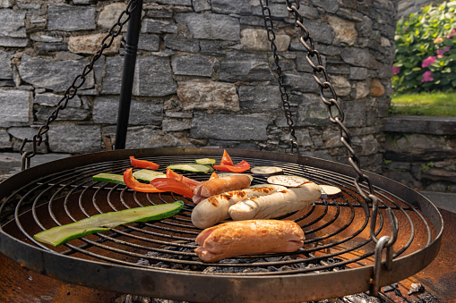 BBQ time, cooking on the grill