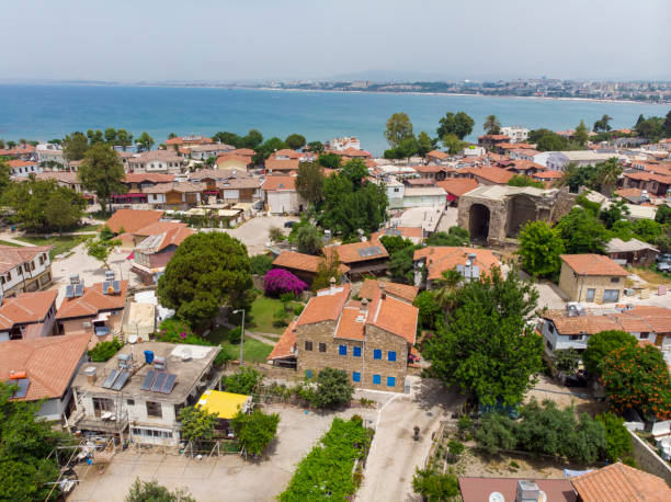 istock antalya side ancient city aerial view 1498229669