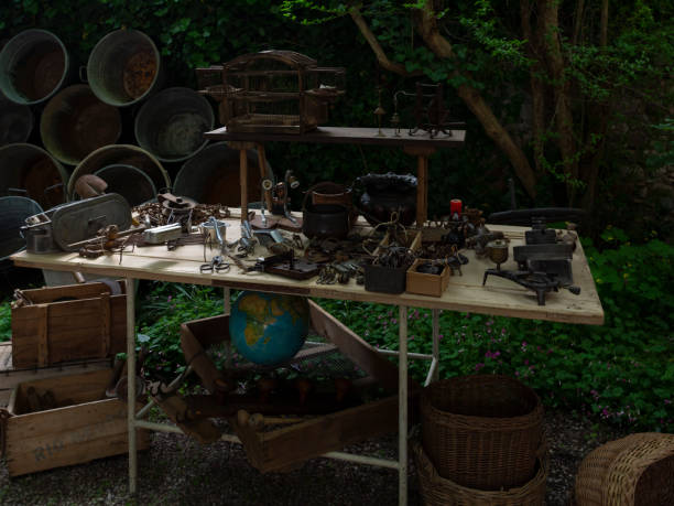 istock old metal vintage objects, flea market 1498230221