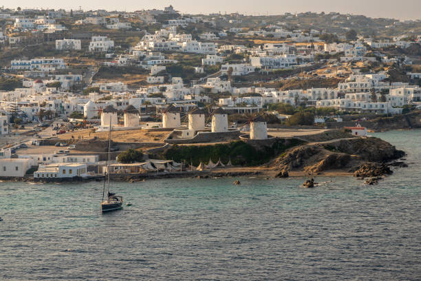 istock Mykonos View from a Cruise Ship 1498232229