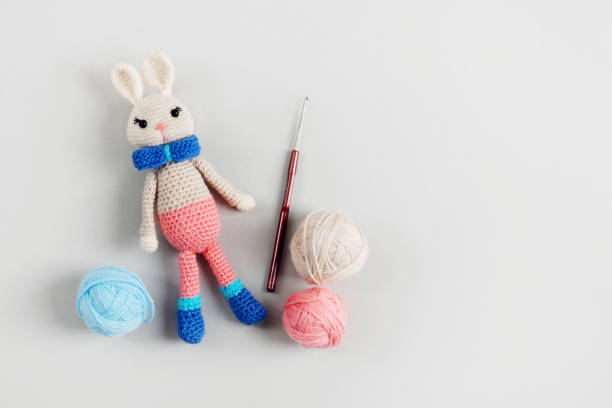 istock Knitted toys 1498254016