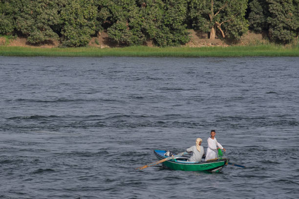 Landscape on Nile river in Luxor, Egypt