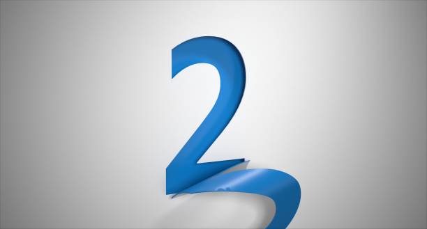istock Number 2 peeling revealing digit information countdown 1498271822