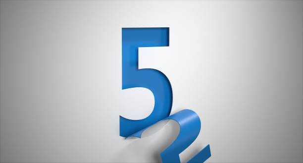 istock Number 5 peeling revealing digit information countdown 1498271827