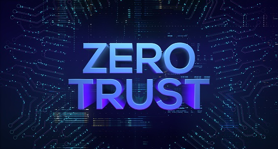 Zero Trust Password Phishing Cyber Security Ransomware Email Encrypted Technology, Digital Information Protected Secured