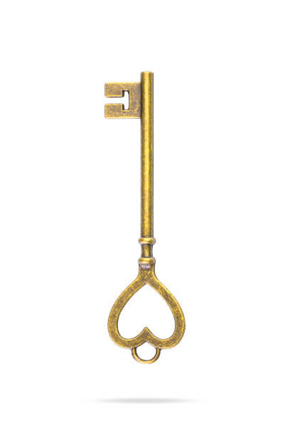 istock vintage golden skeleton keys isolated on white background with clipping path. 1498288468
