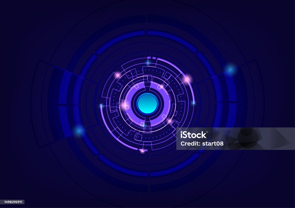 Abstract Technology With Background Stock Illustration - Download Image ...