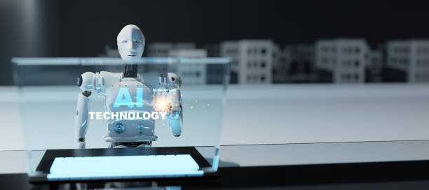 istock AI Technology CHAT to people help to touch touching UI screen interface point to the point that needs to corrected New technology in IOT business industry AI 1498296555